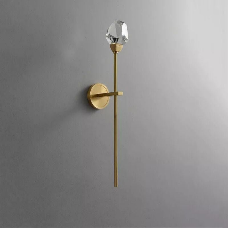 Nicole Crystal Prisms Wall Sconce - GILDLAMPS