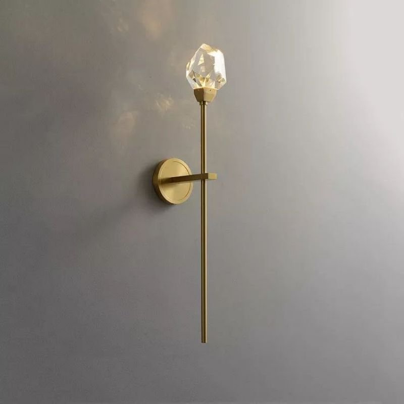 Nicole Crystal Prisms Wall Sconce - GILDLAMPS