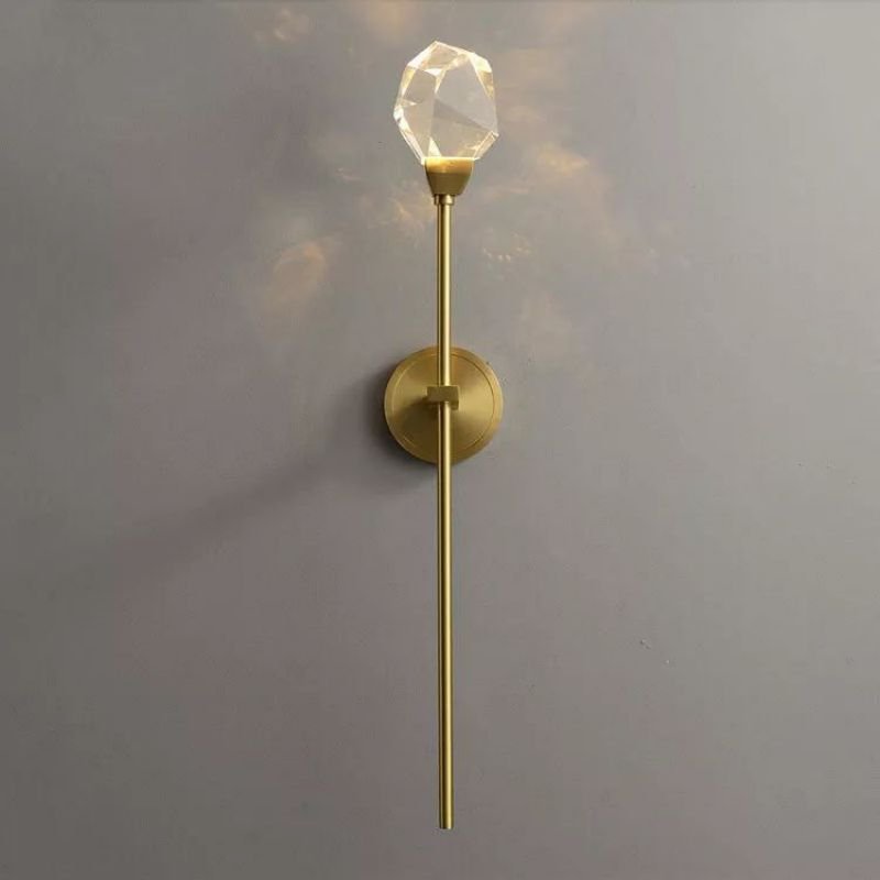 Nicole Crystal Prisms Wall Sconce - GILDLAMPS