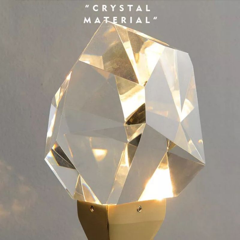 Nicole Crystal Prisms Wall Sconce - GILDLAMPS