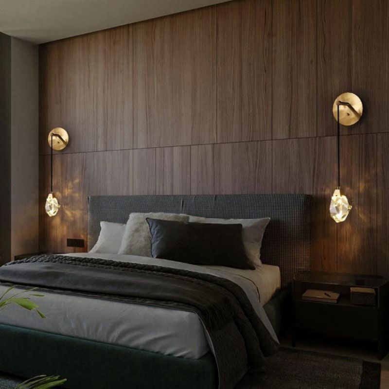 Nicole Crystal Wall Sconce Cord - GILDLAMPS