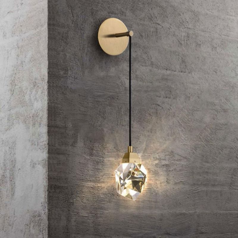 Nicole Crystal Wall Sconce Cord - GILDLAMPS
