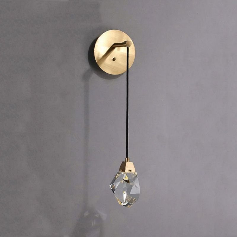 Nicole Crystal Wall Sconce Cord - GILDLAMPS