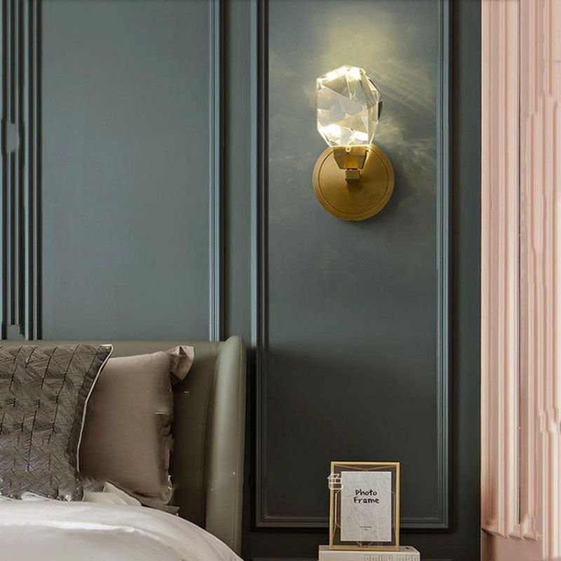 Nicole Crystal Wall Sconce - GILDLAMPS
