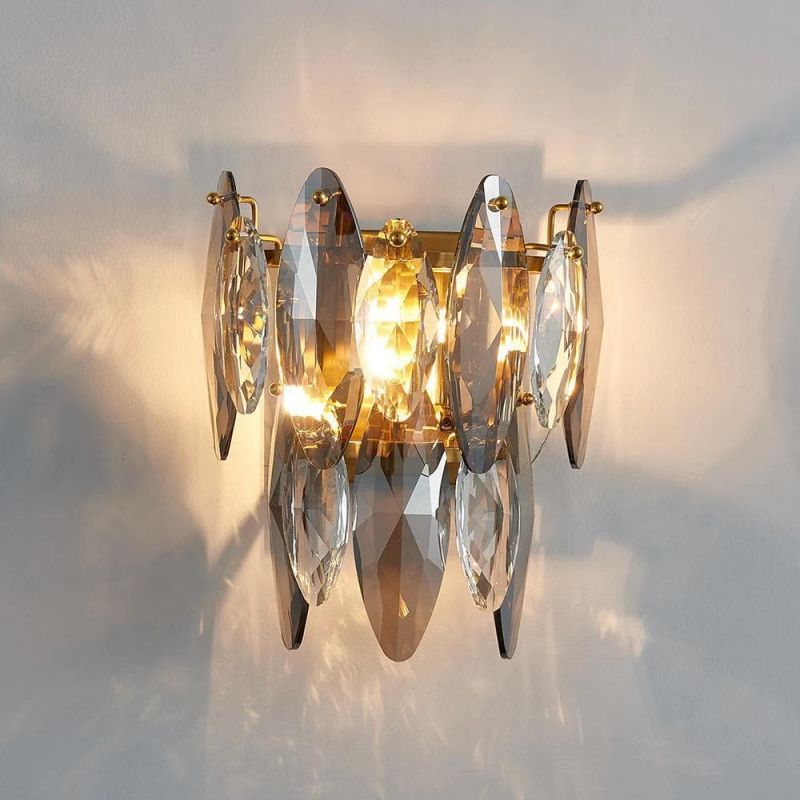 Nimbus Sided Hand Crystal Wall Sconce - GILDLAMPS