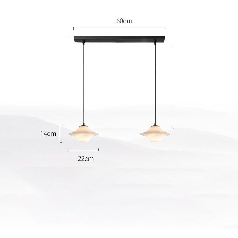 Nordic Creative Minimalist Luxury Alabaster Pendant Lamp - GILDLAMPS