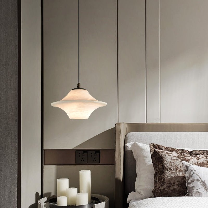 Nordic Creative Minimalist Luxury Alabaster Pendant Lamp - GILDLAMPS