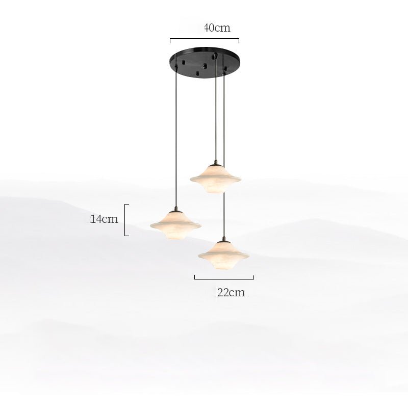 Nordic Creative Minimalist Luxury Alabaster Pendant Lamp - GILDLAMPS