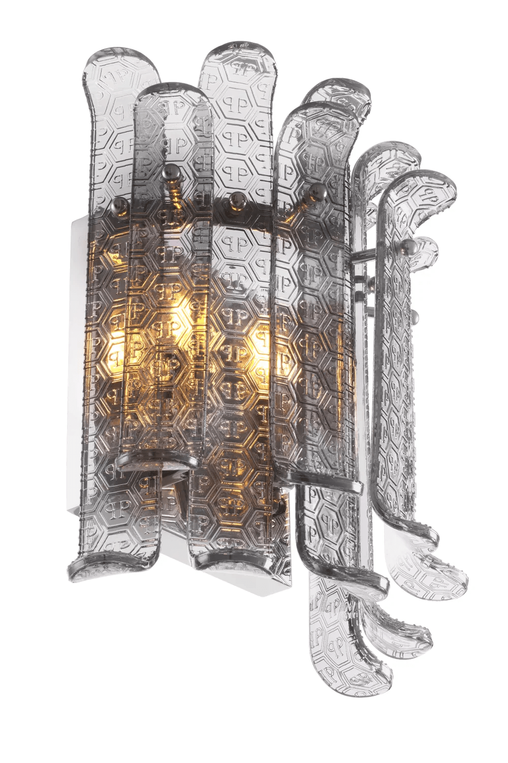 Odalys Smoked Glass Creative Wall Sconces - GILDLAMPS