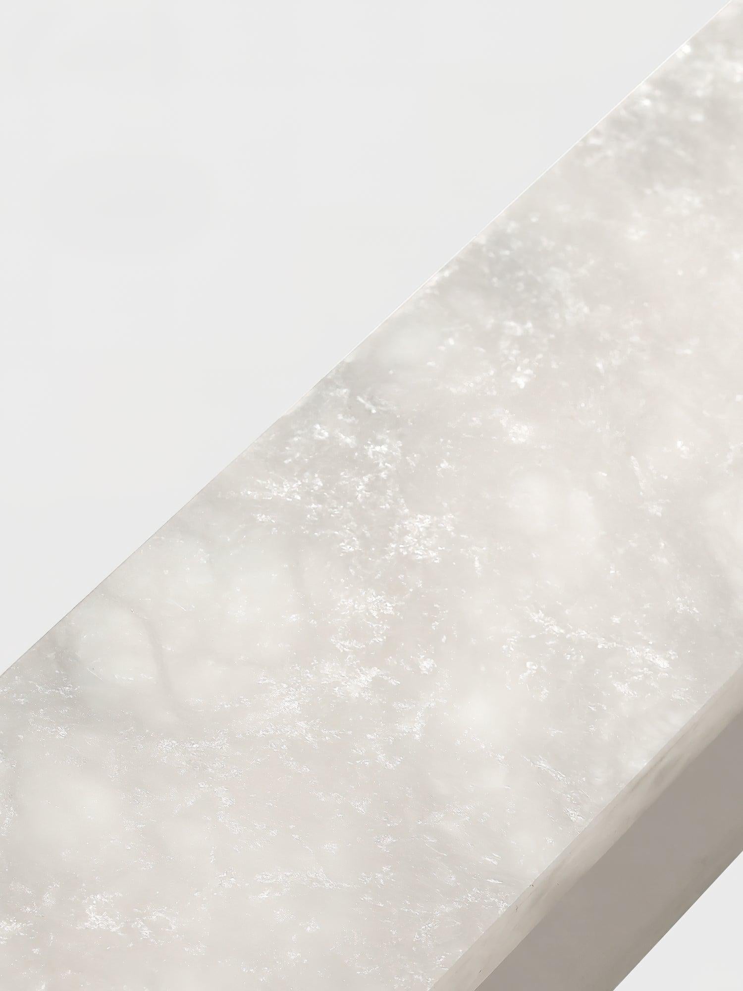 Ola Single Alabaster Ring Chandelier - GILDLAMPS