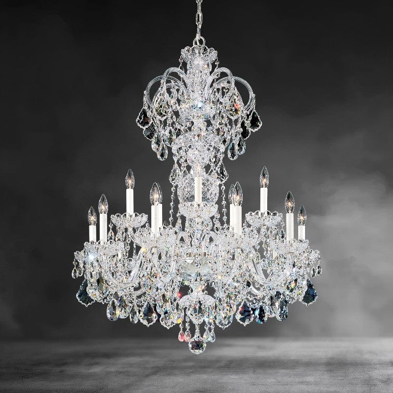 Olde World 15-light Crystal Chandelier 32 inch