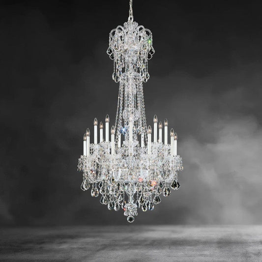 Oldie 23 - light Crystal chandelier 36 inch - GILDLAMPS