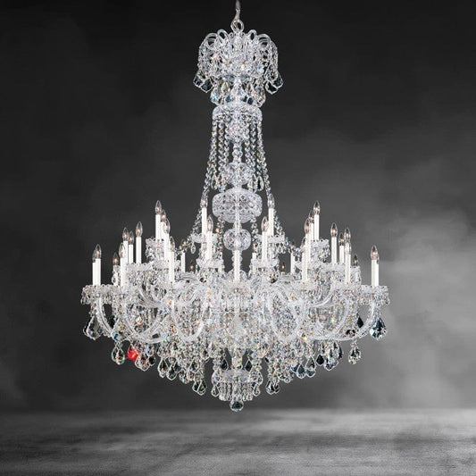 Oldie 45 - light crystal chandelier 60 inch - GILDLAMPS