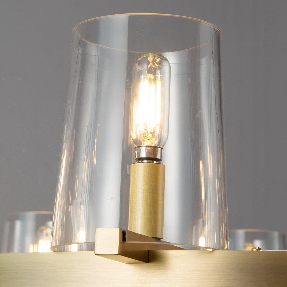 Paricia Clear Glass Round Chandelier 36" 48" 60" - GILDLAMPS