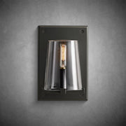 Paricia Clear Glass Wall Sconce - GILDLAMPS