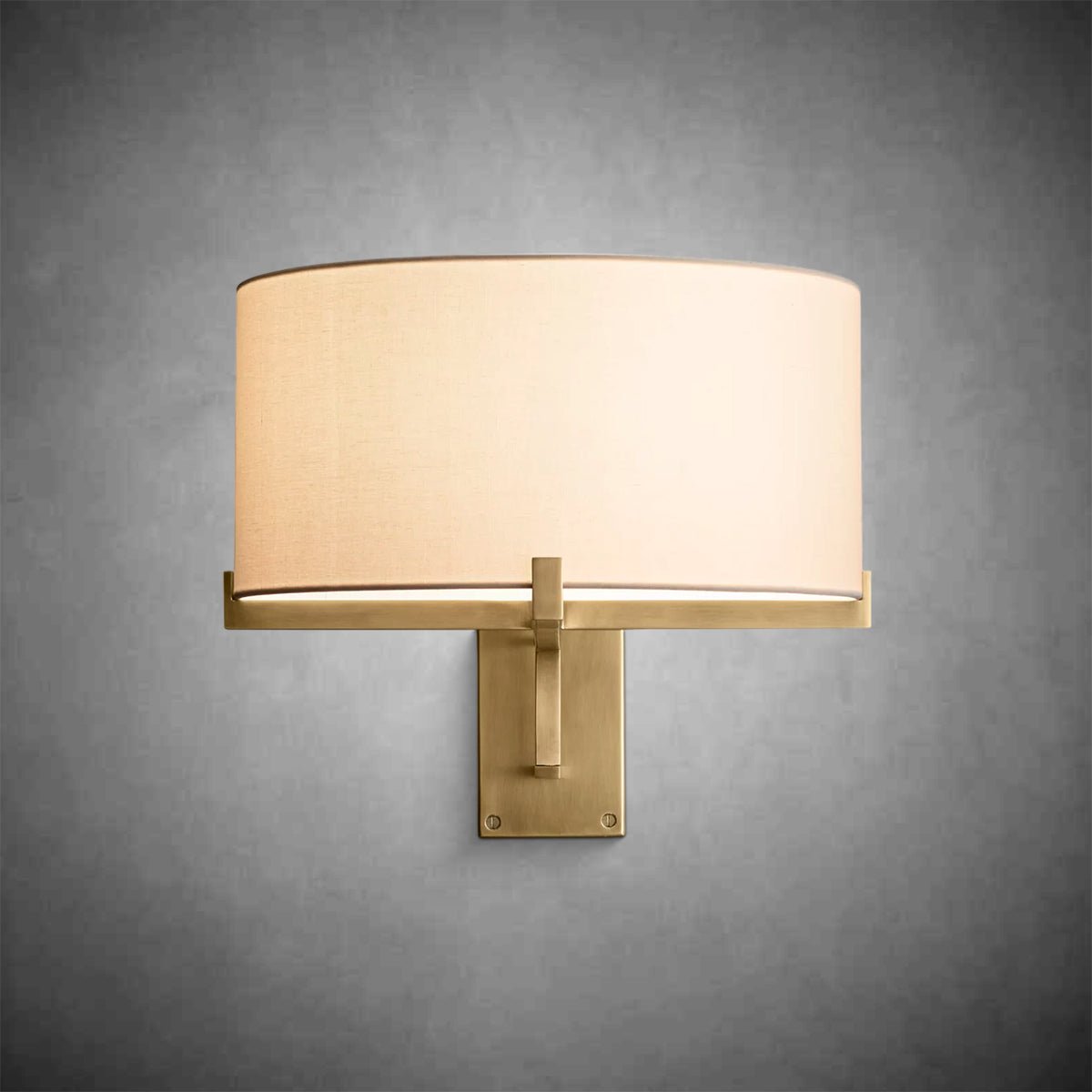 Paricia Drum Shade Swing-Arm Sconce - GILDLAMPS