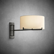 Paricia Drum Shade Swing-Arm Sconce - GILDLAMPS