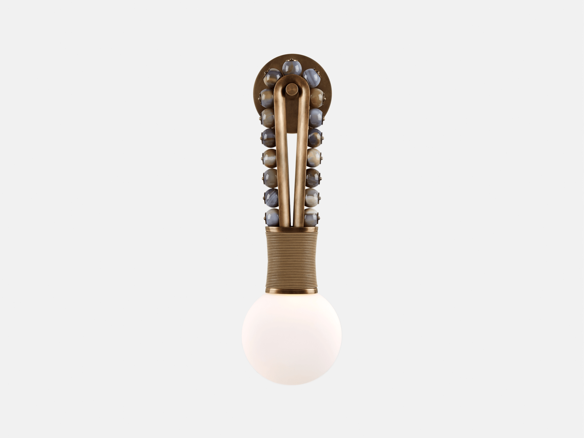 PATUS TALISMAN LOOP SCONCE H24.75 x W6" x D4" - GILDLAMPS