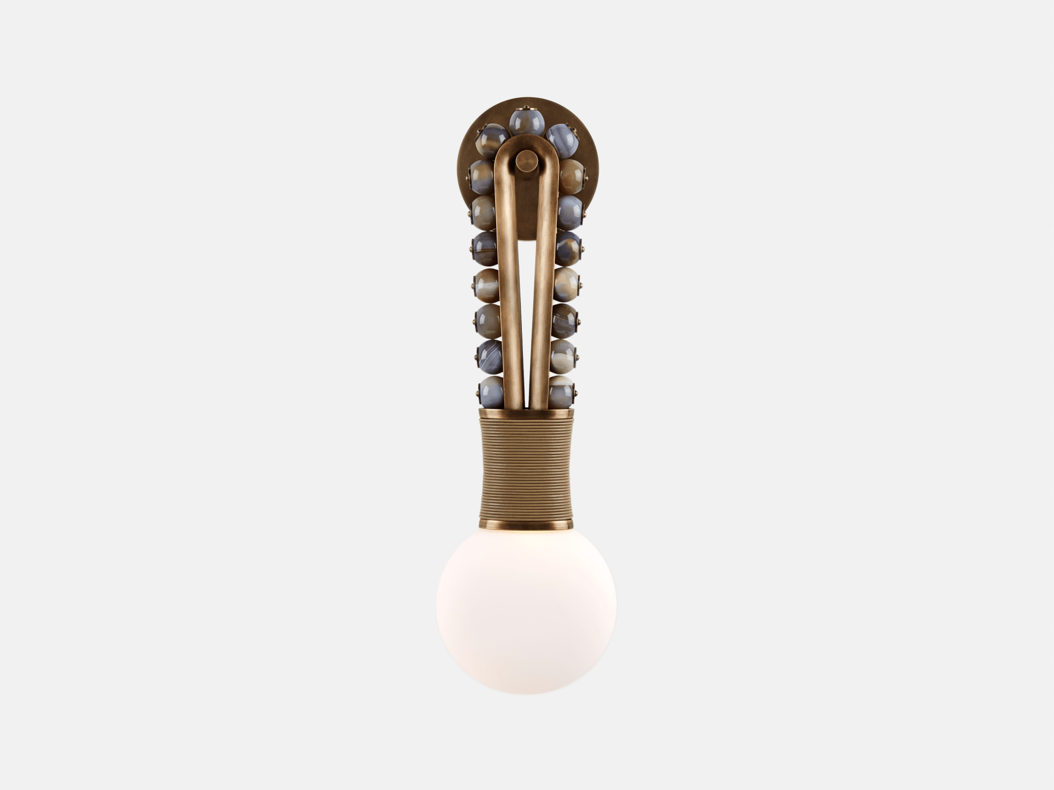 PATUS TALISMAN LOOP SCONCE H24.75 x W6" x D4" - GILDLAMPS