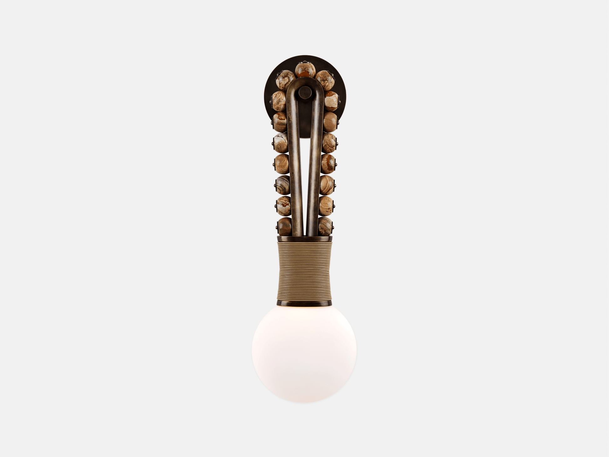 PATUS TALISMAN LOOP SCONCE H24.75 x W6" x D4" - GILDLAMPS