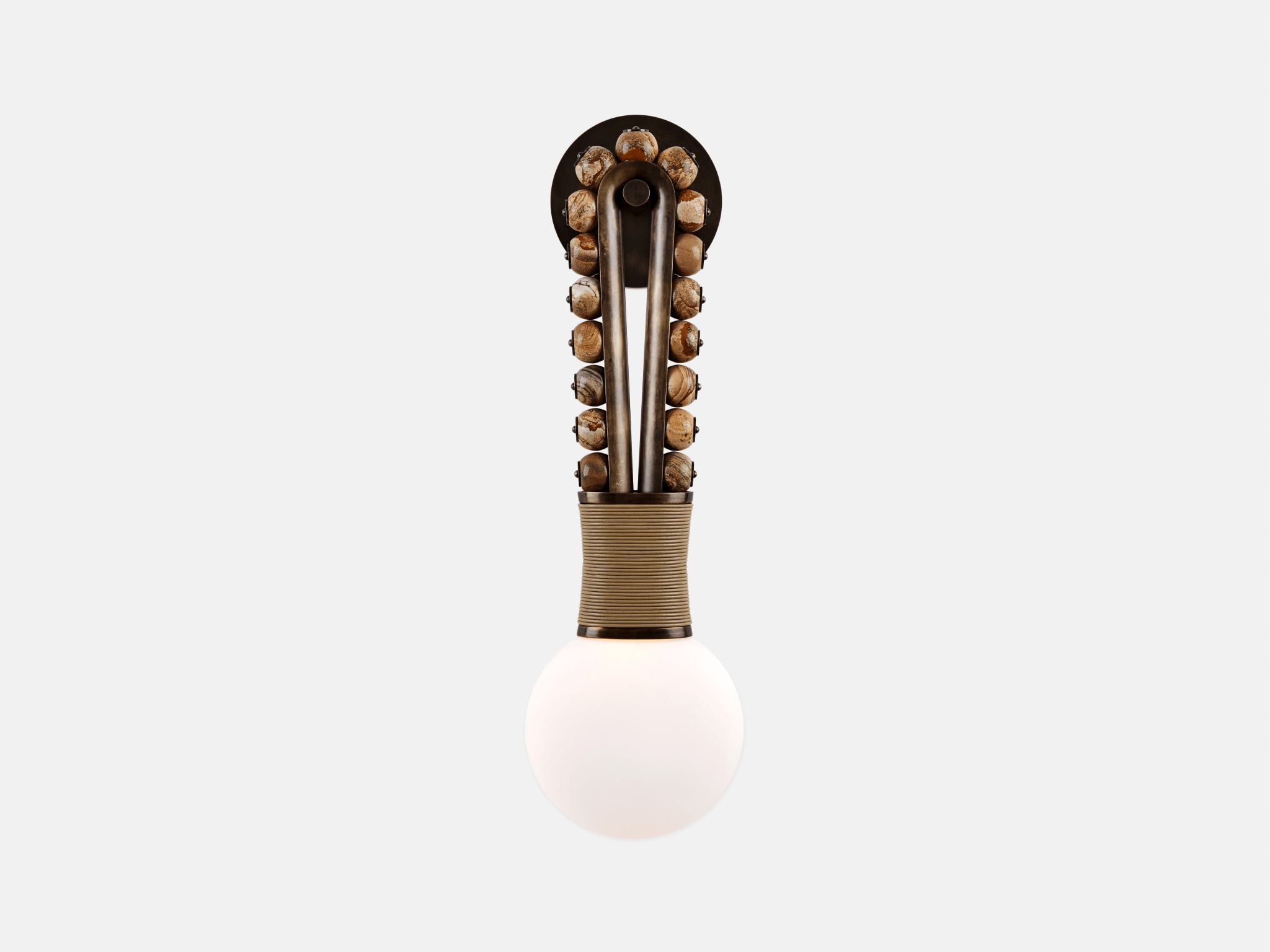 PATUS TALISMAN LOOP SCONCE H24.75 x W6" x D4" - GILDLAMPS