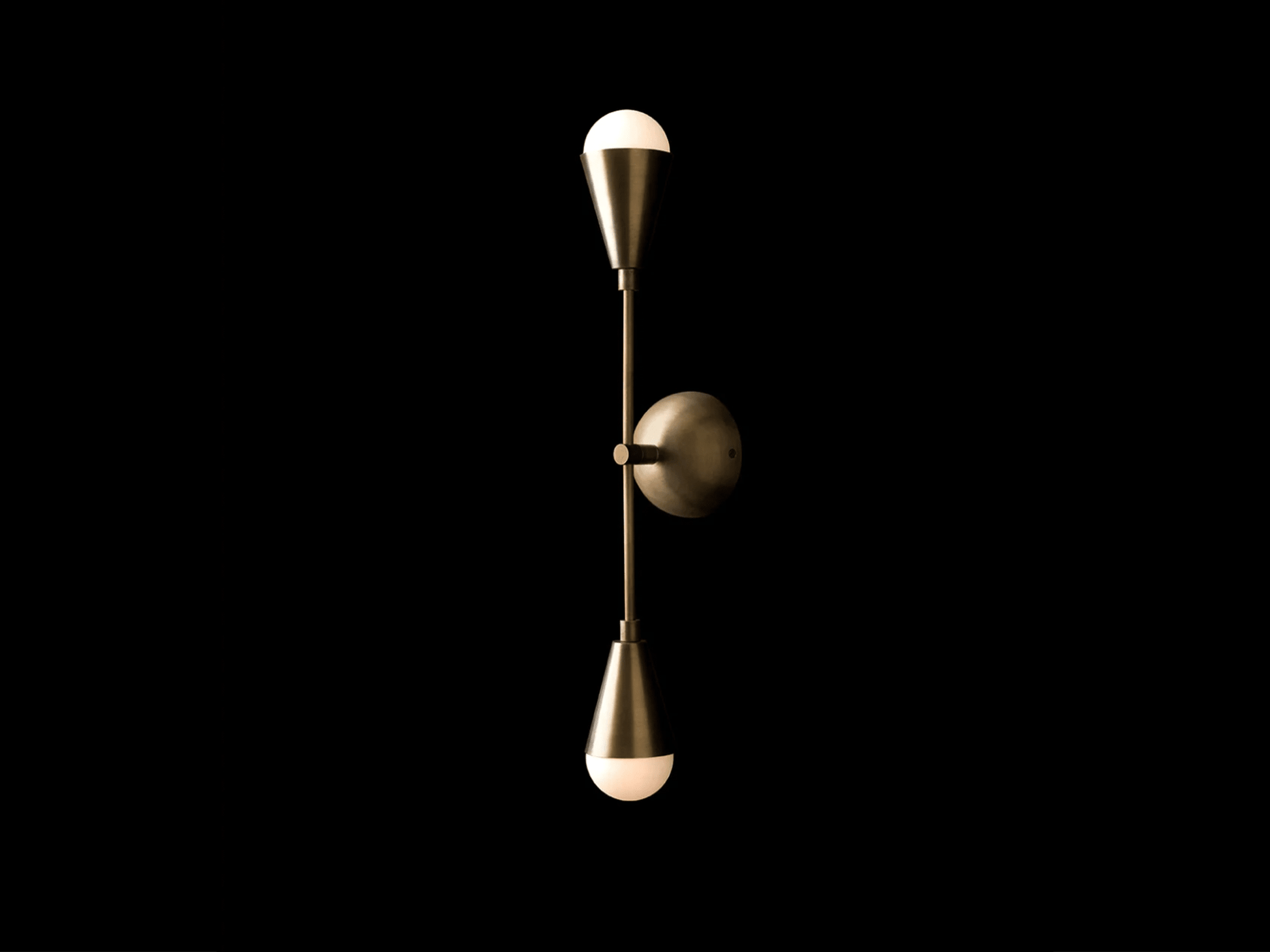 PATUS TRIAD 02 SCONCE H24.75” x W3.5” x D5.25” - GILDLAMPS