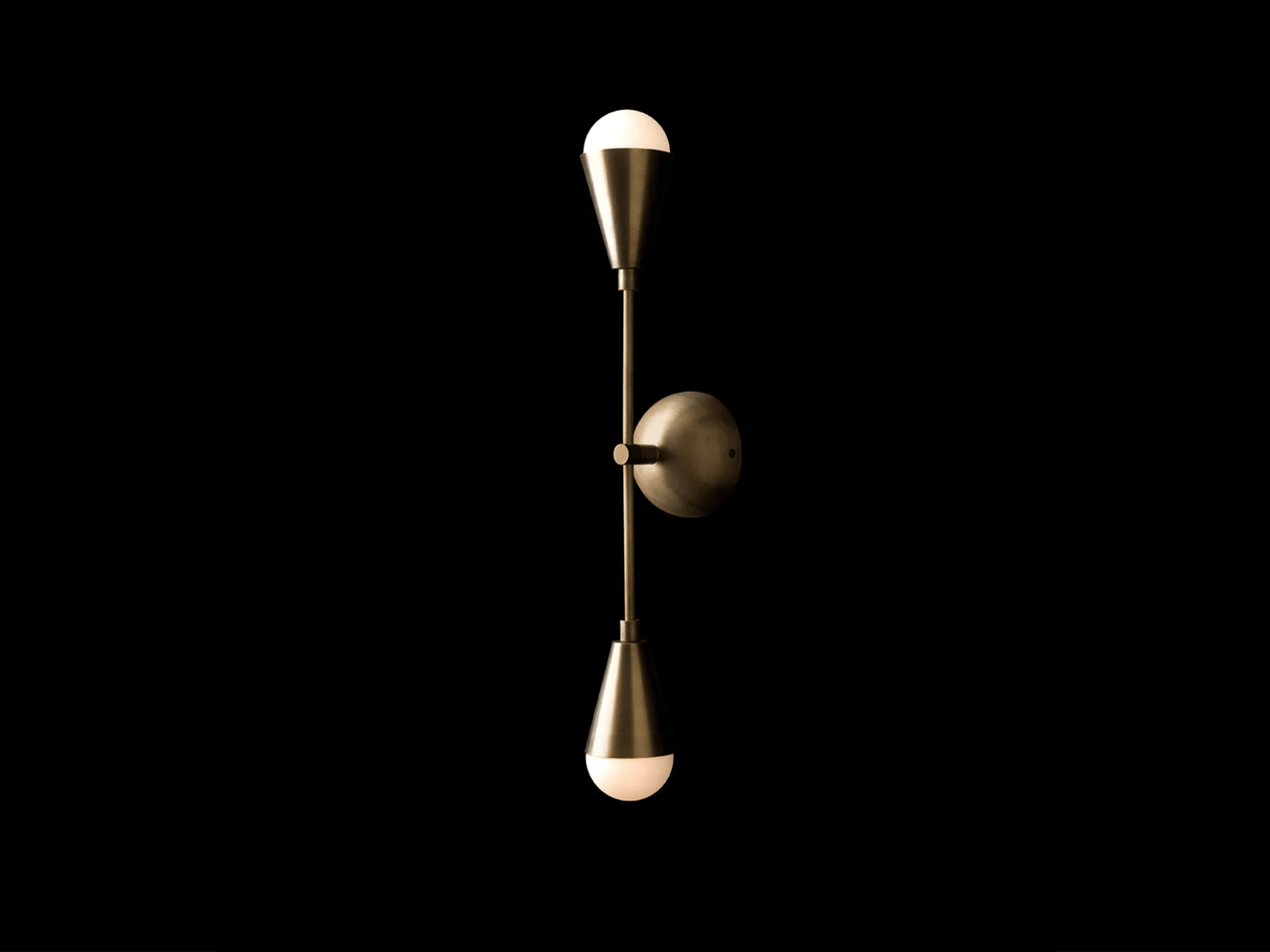 PATUS TRIAD 02 SCONCE H24.75” x W3.5” x D5.25” - GILDLAMPS