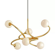 Pearl Pendant Chandelier 6 Lights - GILDLAMPS