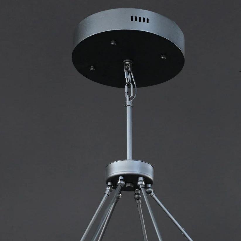 Peral 2-Tier Round Chandelier 60" - GILDLAMPS