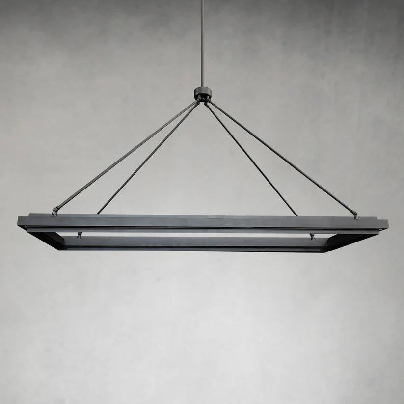 Peral Rectangular Chandelier 50"62" - GILDLAMPS