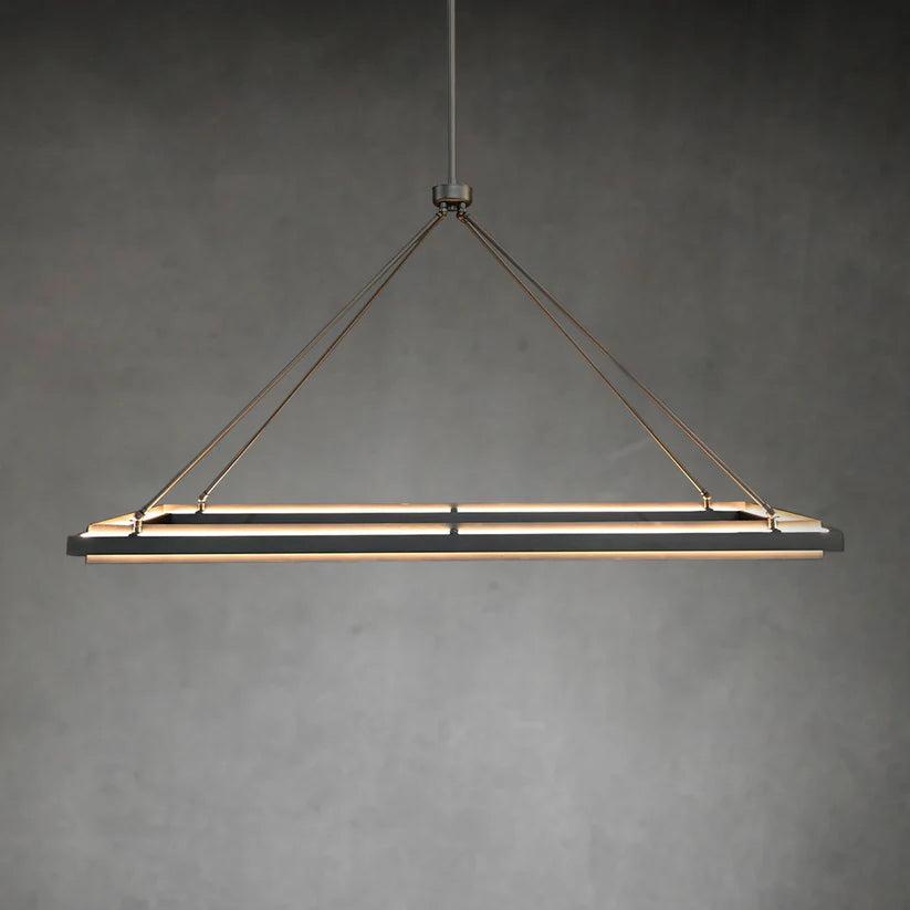 Peral Rectangular Chandelier 50"62" - GILDLAMPS