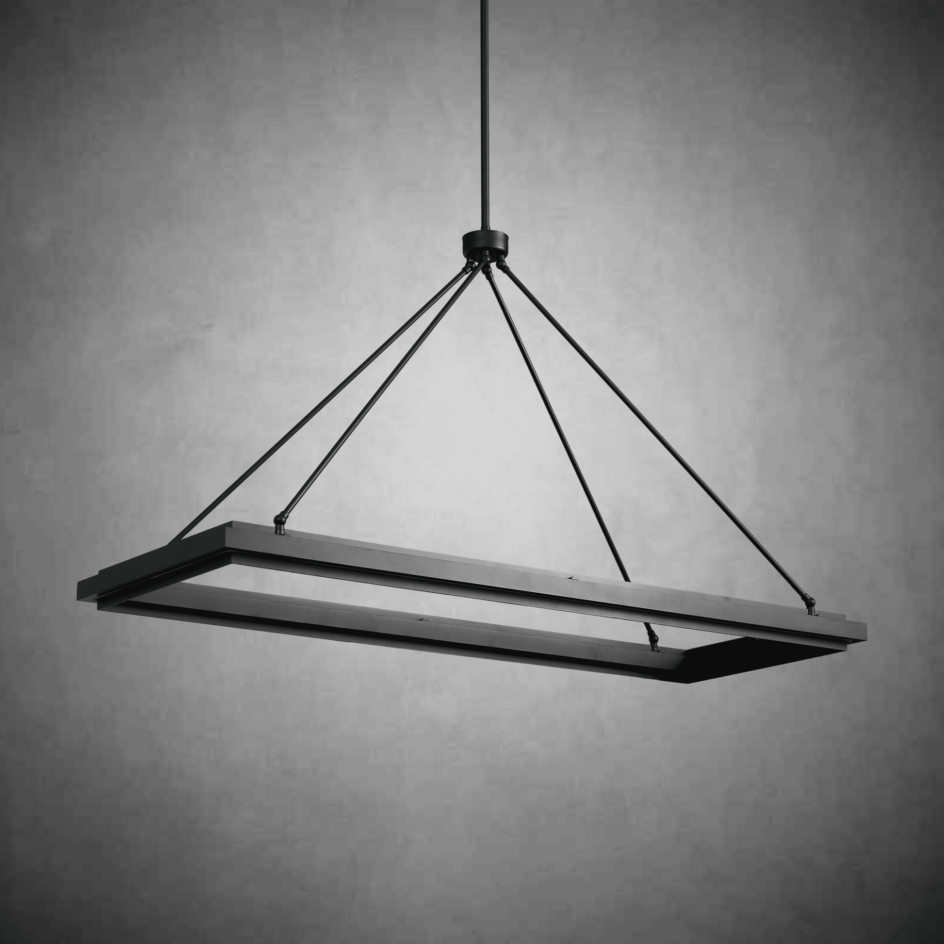 Peral Rectangular Chandelier 50"62" - GILDLAMPS
