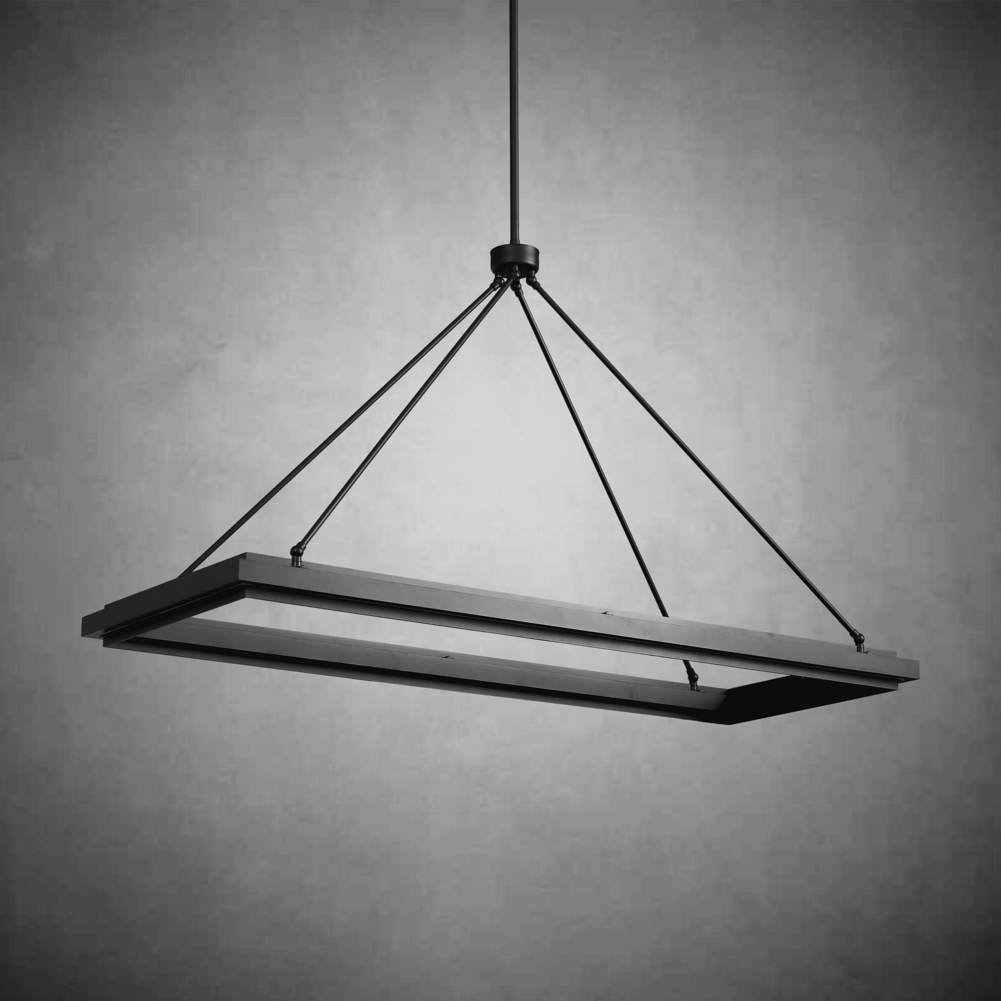 Peral Rectangular Chandelier 50"62" - GILDLAMPS