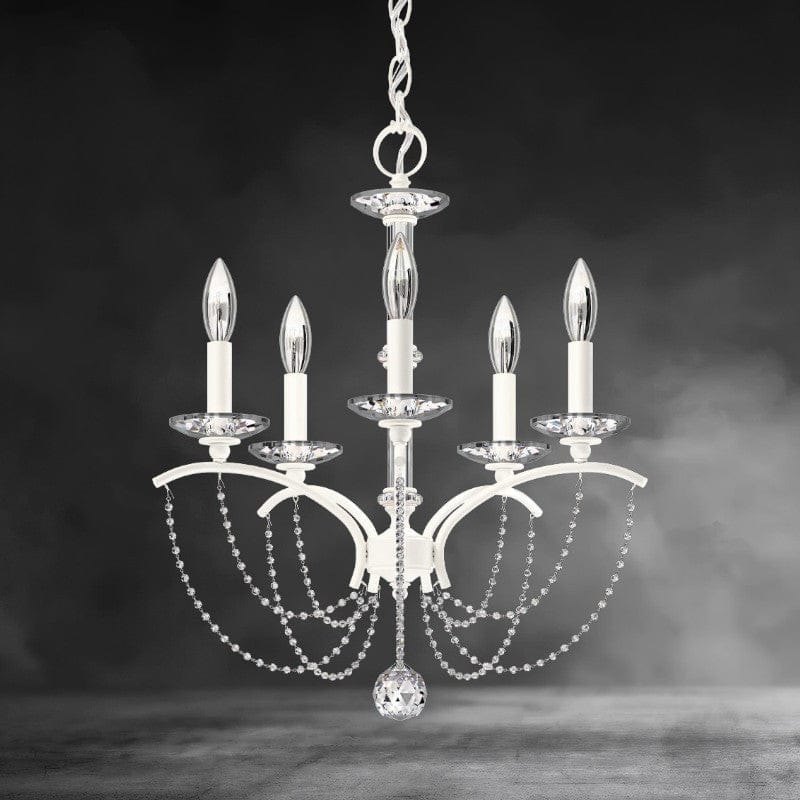 Priscilla Crystal Candlestick Chandelier 18 inch