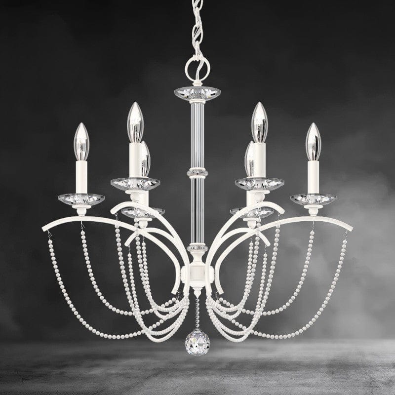Priscilla Crystal Candlestick Chandelier 23 inch