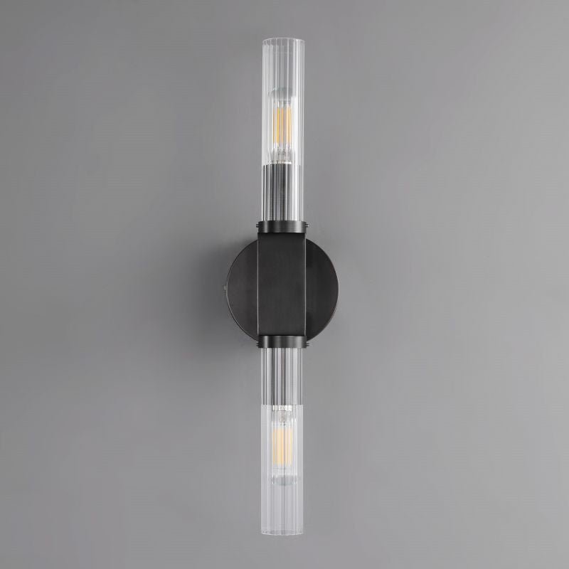 Prismatic Candlestick Series Glass Wall Sconce - GILDLAMPS