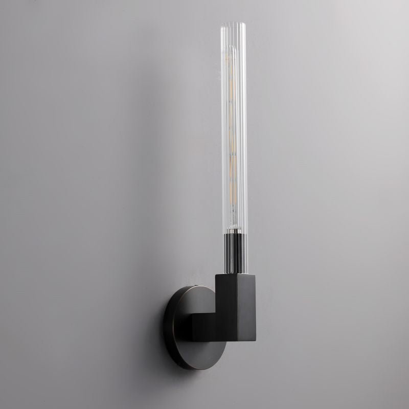 Prismatic Candlestick Series Glass Wall Sconce - GILDLAMPS