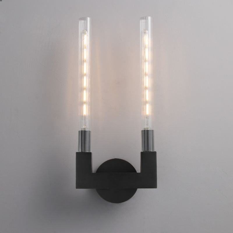 Prismatic Candlestick Series Glass Wall Sconce - GILDLAMPS