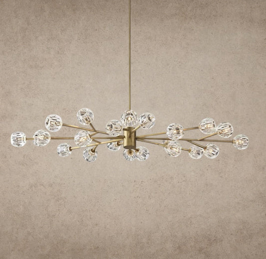 Boule De Cristal Oval Chandelier 72 inch