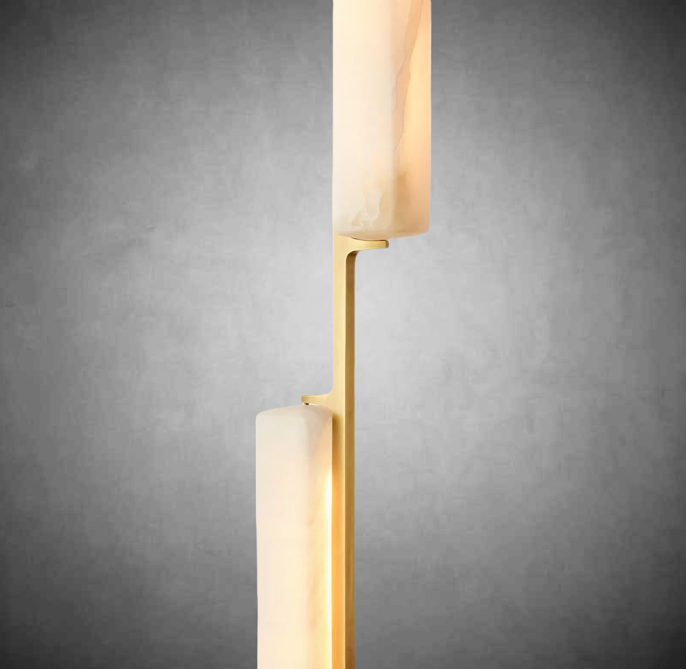 Auduban Alabaster Linear Chandelier