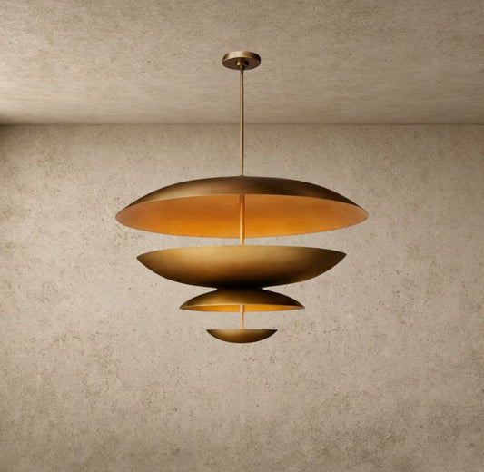 Cosmic Two-Tier Chandelier