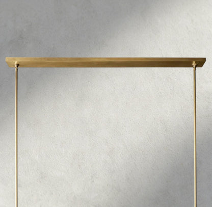 Puailace Fabric Shade Linear Chandelier - GILDLAMPS