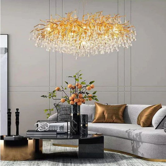 Rain Living Room Branch Chandelier - GILDLAMPS