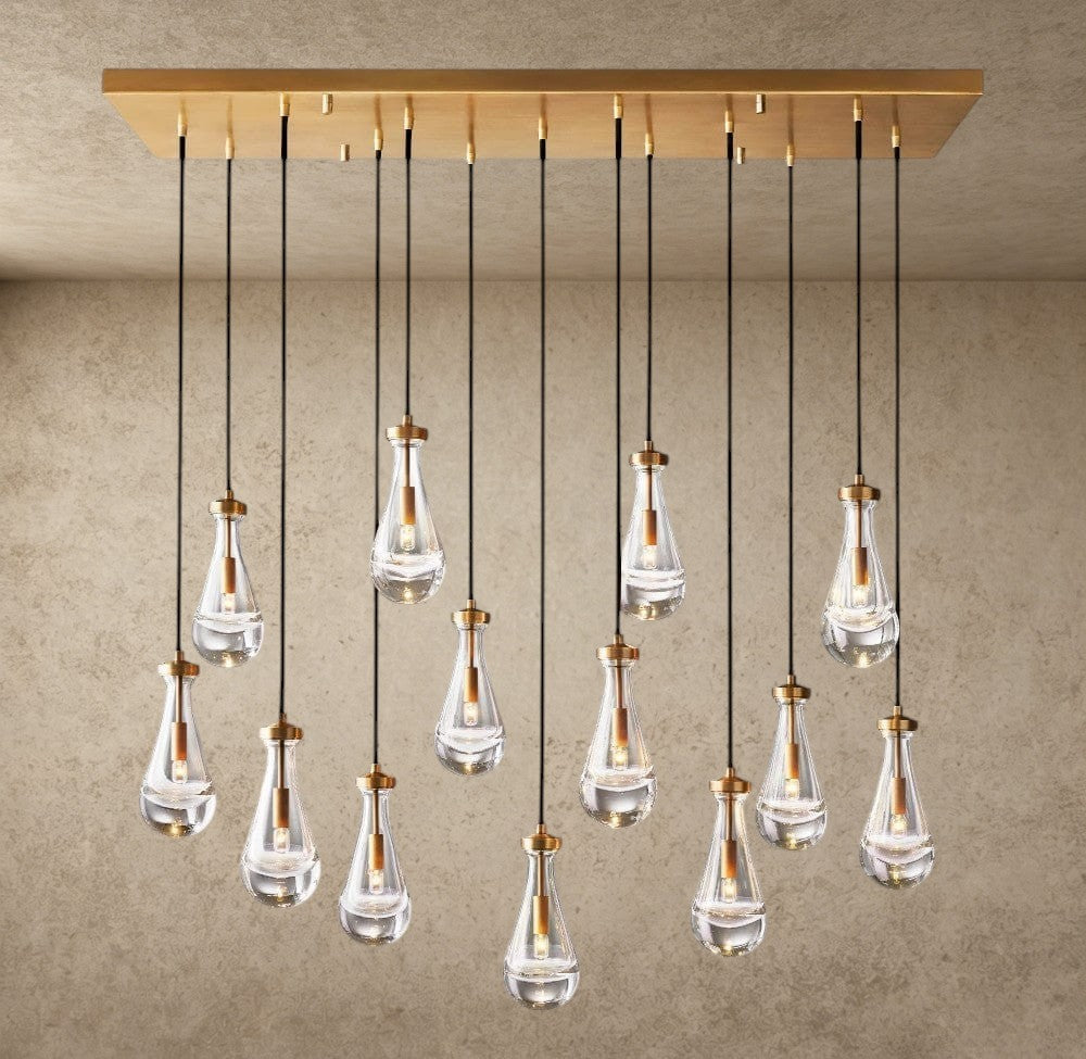 Rain Rectangular Chandelier 54 inch, 72 inch