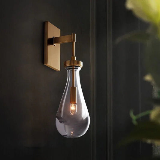 Raindrop Crystal Wall Sconce - GILDLAMPS