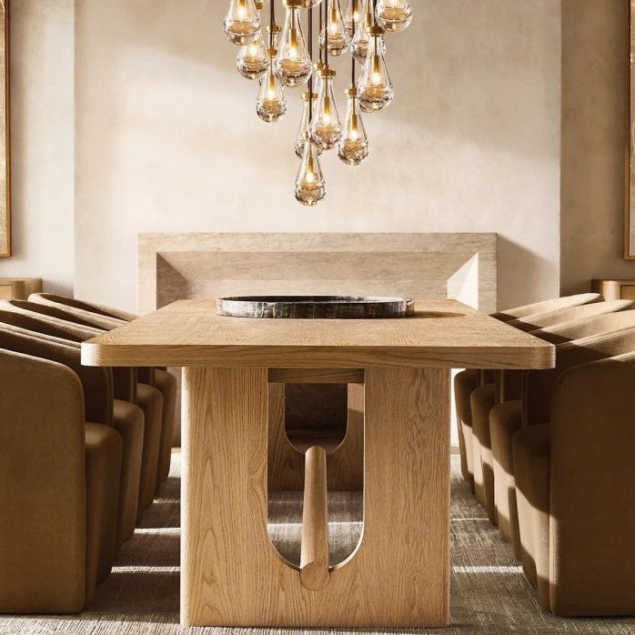 Raindrop Rectangular Chandelier 54" - GILDLAMPS
