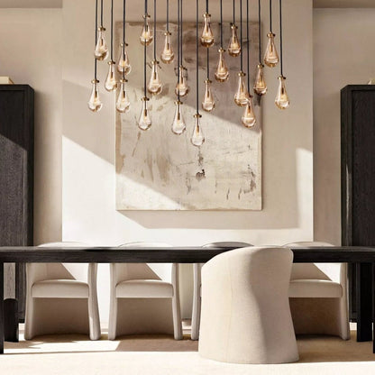 Raindrop Rectangular Chandelier 54", 72" - GILDLAMPS