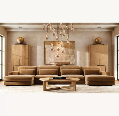 Raindrop Round Chandelier 18", 36", 47", 60" - GILDLAMPS