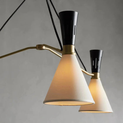 Ramsey 3 - Light Round Chandelier - GILDLAMPS