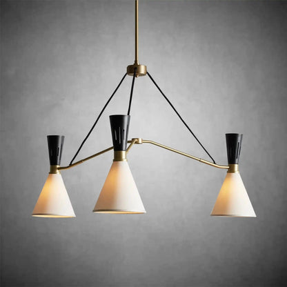 Ramsey 3 - Light Round Chandelier - GILDLAMPS